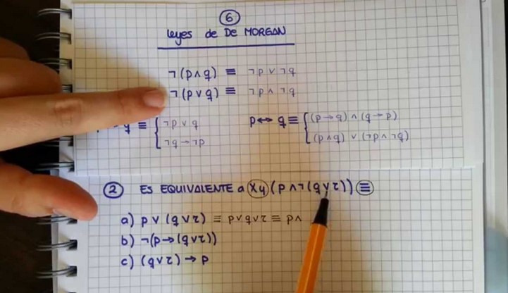 Leyes de morgan: aplicación y ejemplos en lógica